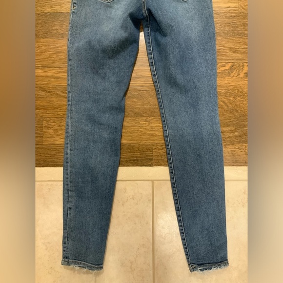 GOOD AMERICAN High Waisted Indigo Medium Wash Skinny Denim Women’s Jeans Size 27 - Picture 10 of 13